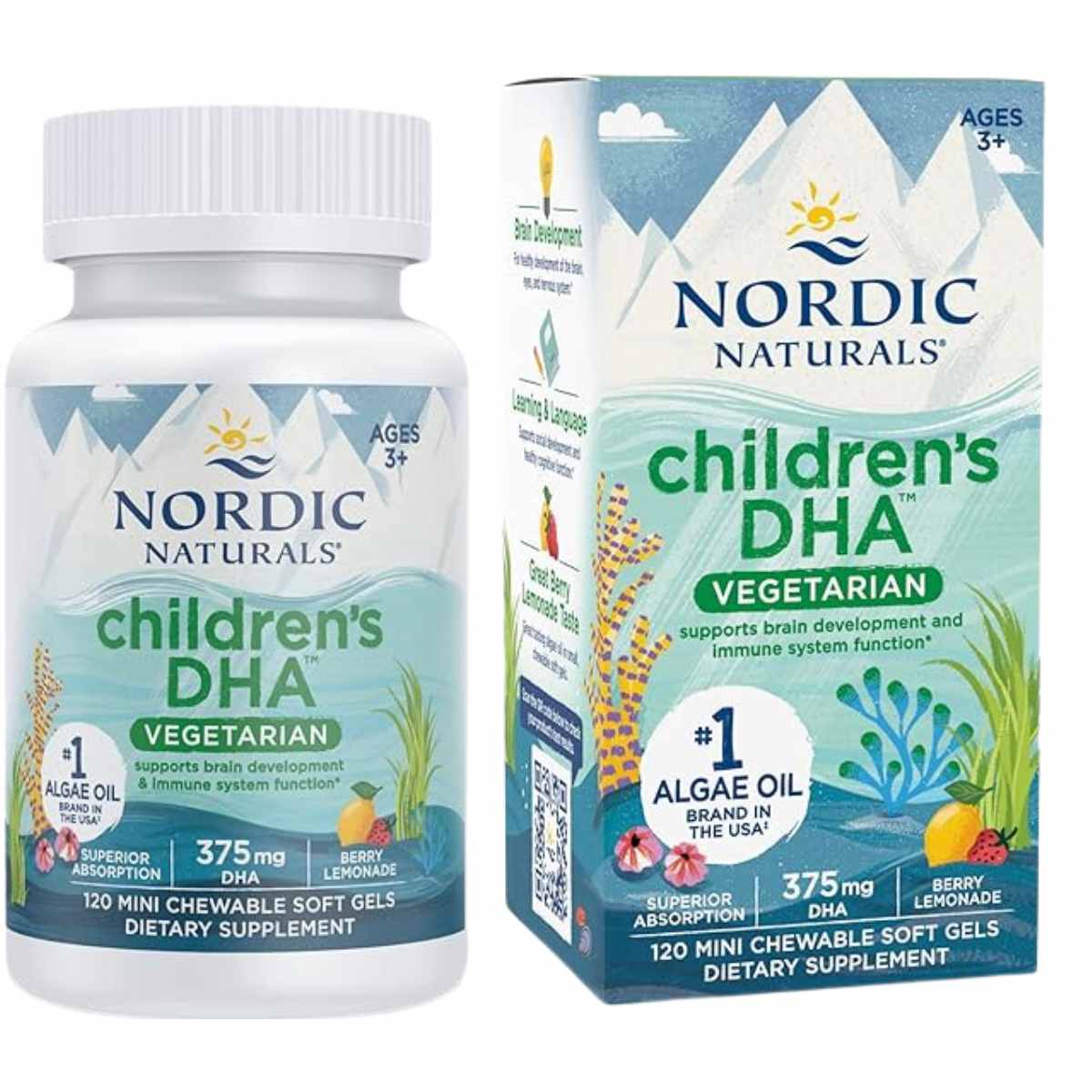 Omega-3 Para Niños - 120 Cápsulas Blandas - Haz Tu Pedido