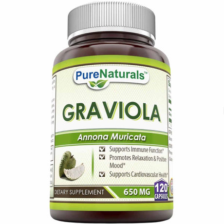 Graviola - 650 mg - 120 Cápsulas - Haz Tu Pedido