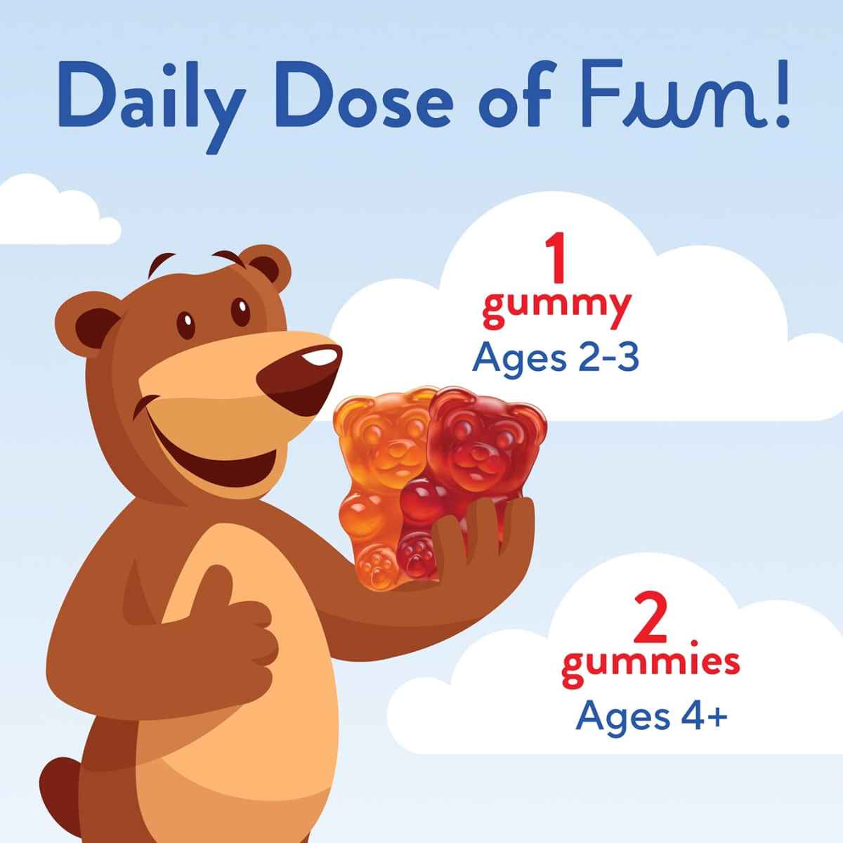 L'il Critters - Gummy Vites Multivitamínico Diario Sabores Surtidos (70 Gomitas)