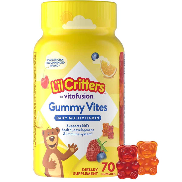 L'il Critters - Gummy Vites Multivitamínico Diario Sabores Surtidos (70 Gomitas)