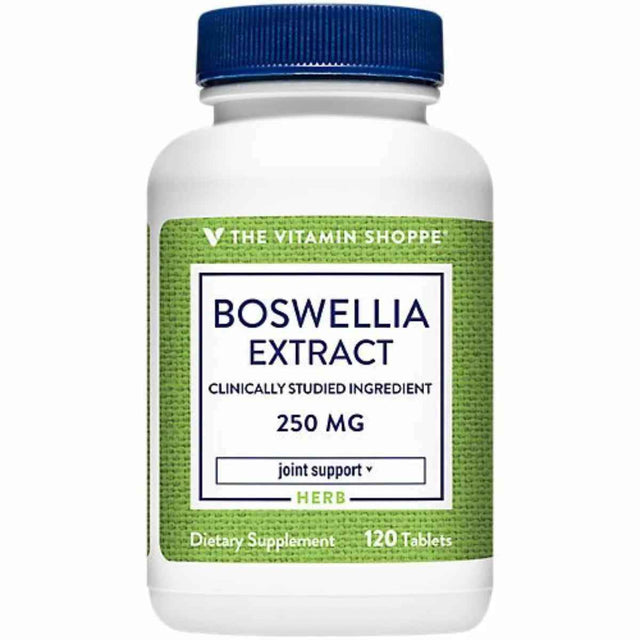 The Vitamin Shoppe - Extracto de Boswellia Serrata (250 mg - 120 Tabletas)