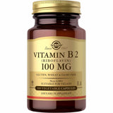 Solgar Vitamina B2 (Riboflavina)  100 mg - 100  Cápsulas Vegetales - Haz Tu Pedido