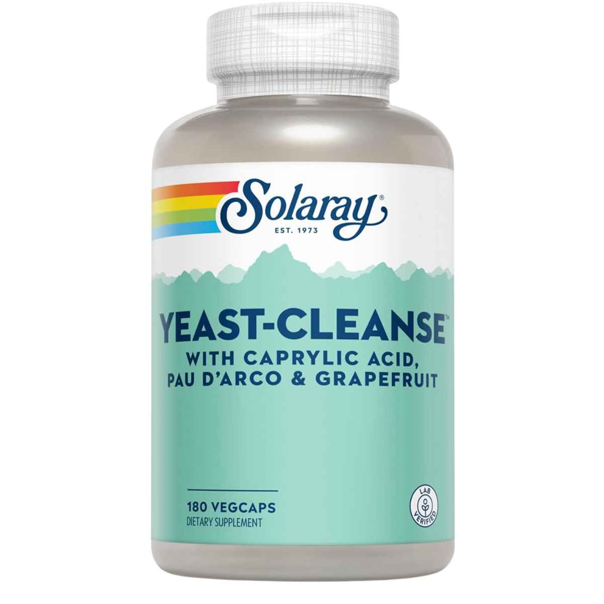 Solaray Yeast Cleanse - 180 Cápsulas - Haz Tu Pedido