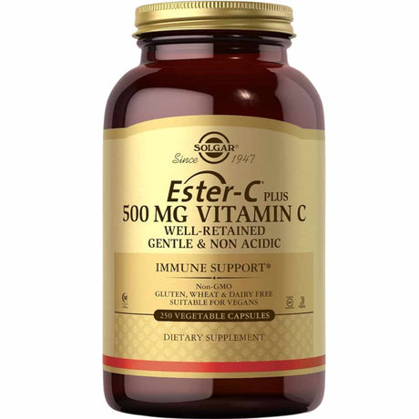 Solgar Ester-C® Plus 500 mg Vitamina C - 250 Cápsulas Vegetales - Haz Tu Pedido