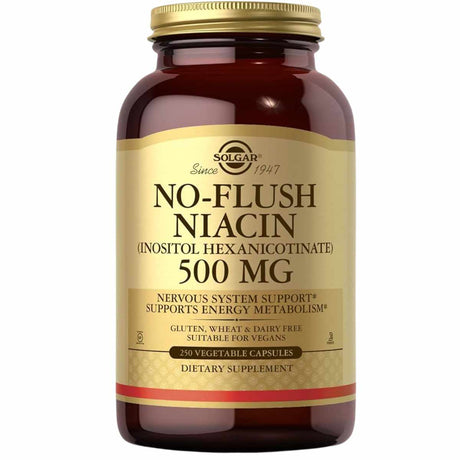 Solgar Niacina  500 mg - 250  Cápsulas Vegetales - Haz Tu Pedido
