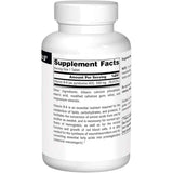 Source Naturals Vitamina B-6 500 mg - 100  Tabletas - Tabla Nutricional - Haz Tu Pedido