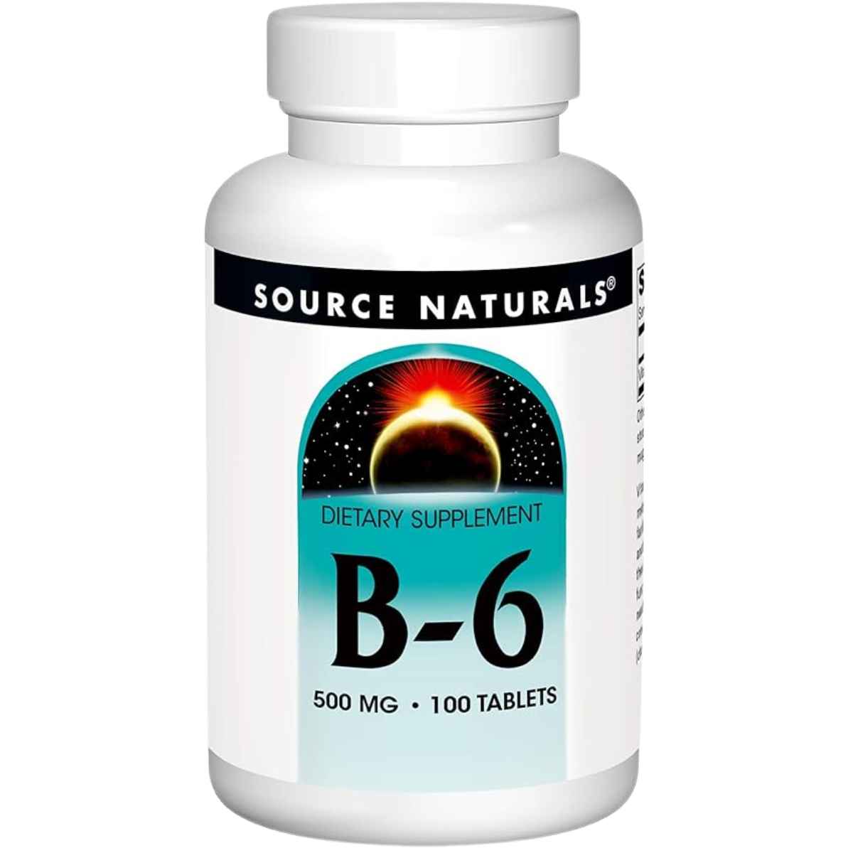 Source Naturals Vitamina B-6 500 mg - 100  Tabletas - Haz Tu Pedido
