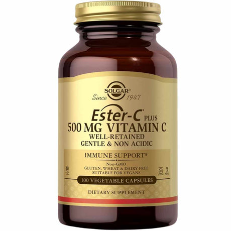 Solgar Ester-C® Plus 500 mg Vitamina C - 100 Cápsulas Vegetales - Haz Tu Pedido