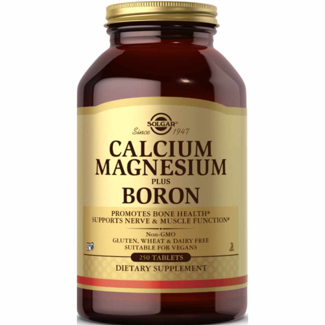 Solgar Calcio Magnesio Más Boro - 250  Tabletas - Haz Tu Pedido