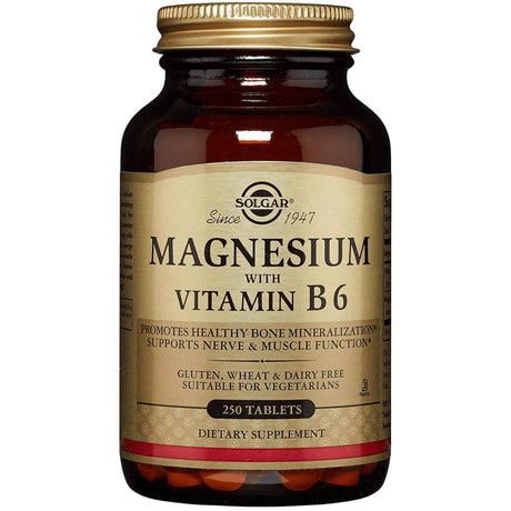 Solgar Magnesio con Vitamina B6 - 250 Tabletas - Haz Tu Pedido