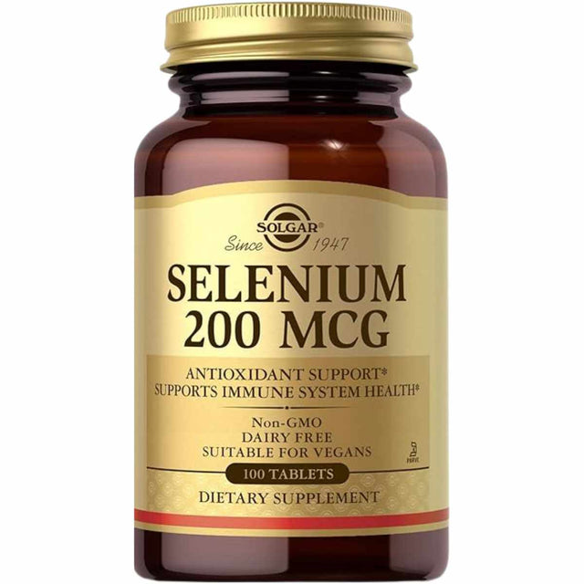 Solgar Selenio  200 mcg - 100  Tabletas - Haz Tu Pedido
