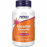 NOW Foods Inositol  500 mg - 100 Cápsulas Veganas - Haz Tu Pedido