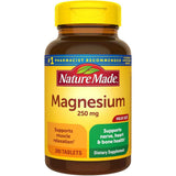 Nature Made Magnesio 250 mg - 200 Tabletas - Haz Tu Pedido