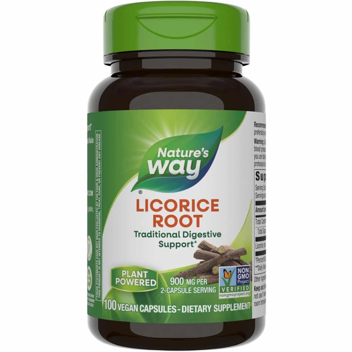 Natures Way Raíz de Regaliz 900 mg - 100 Cápsulas Veganas