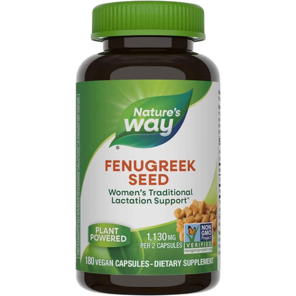 Natures Way Semillas de Fenogreco  - 180 Cápsulas Veganas - Haz Tu Pedido