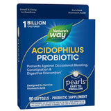 Natures Way Pearls® Probiótico Acidophilus 1 Mil Millones CFU - 90 Cápsulas Blandas - Haz Tu Pedido