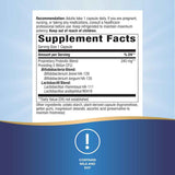 Natures Way Primadophilus® Probiótico Bifidus  Bienestar Digestivo 5 Mil Millones CFU - 180 Cápsulas - Tabla Nutricional - Haz Tu Pedido
