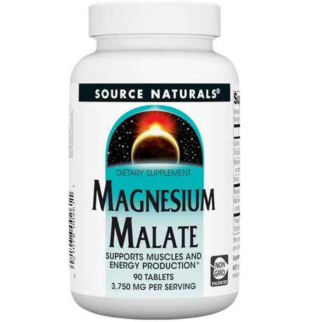 Source Naturals Malato de Magnesio  3750 mg - 90 Tabletas - Haz Tu Pedido