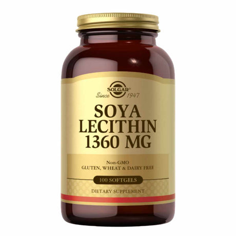 Solgar Lecitina 1360 mg - 100 Cápsulas Blandas - Haz Tu Pedido