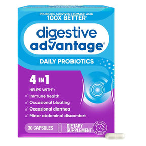 Schiff Digestive Advantage® Probiótico Diario 4 en 1 - 30 Cápsulas - Haz Tu Pedido