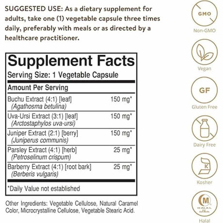 Solgar  Hierbas para Desintoxicación y Limpieza - 100  Cápsulas Blandas Vegetales - Tabla Nutricional - Haz Tu Pedido