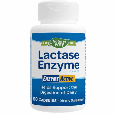Natures Way Enzima Lactasa 690 mg - 100  Cápsulas - Haz Tu Pedido