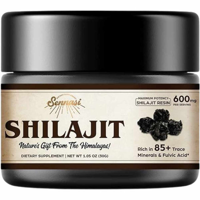 Sennasi Resina de Shilajit 600 mg - 30 g - Haz Tu Pedido