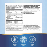 Natures Way Glucosamina Condroitina y MSM - Sabor Bayas - 480 ml - Tabla Nutricional - Haz Tu Pedido