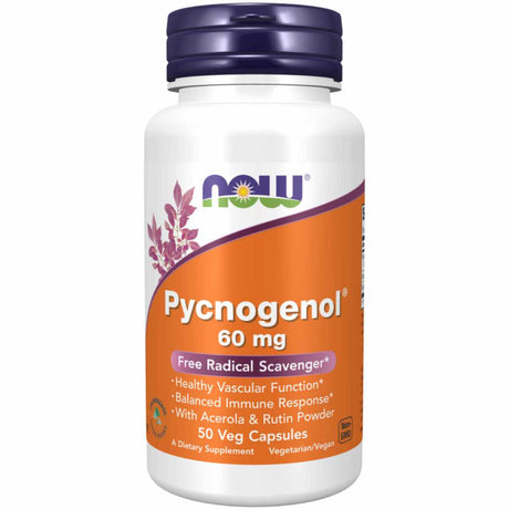 NOW Foods Pycnogenol  60 mg - 50 Cápsulas Vegetales - Haz Tu Pedido