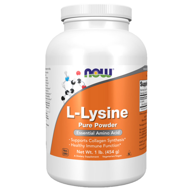 NOW Foods L-Lisina en Polvo 435 mg - 454 g - Haz Tu Pedido