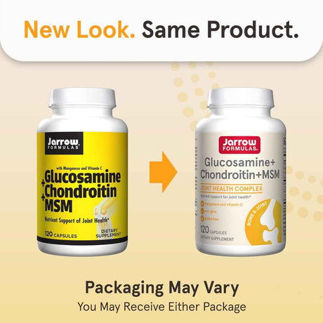 Jarrow Formulas Glucosamine + Chondroitin - 120 Cápsulas
