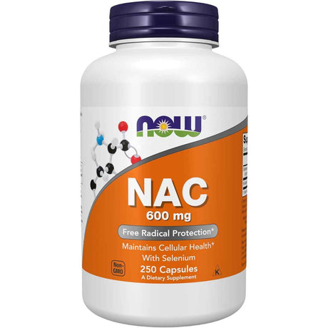 NOW - N-Acetyl Cysteine (NAC) (600 mg - 250 Cápsulas)