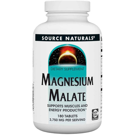 Source Naturals Malato de Magnesio  3750 mg - 180 Tabletas - Haz Tu Pedido