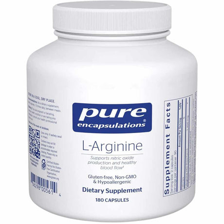 Pure Encapsulations  L-Arginina  - 180  Cápsulas - Haz Tu Pedido