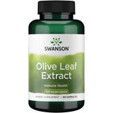 Swanson Extracto De Hoja De Olivo 500 Mg Para Inmunidad y Antioxidantes - 60 Cápsulas