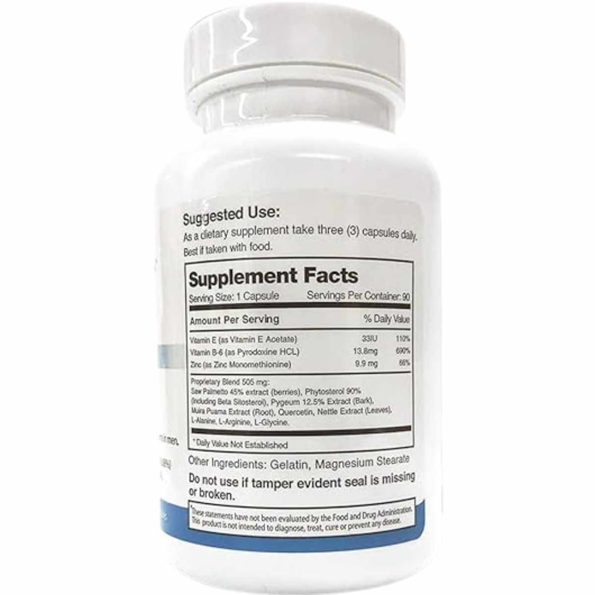 Prostavar RX Soporte Prostático  - 90  Cápsulas - Tabla Nutricional - Haz Tu Pedido