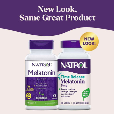 Natrol Melatonin 5 mg Time Release - 100 Tabletas - Haz Tu Pedido