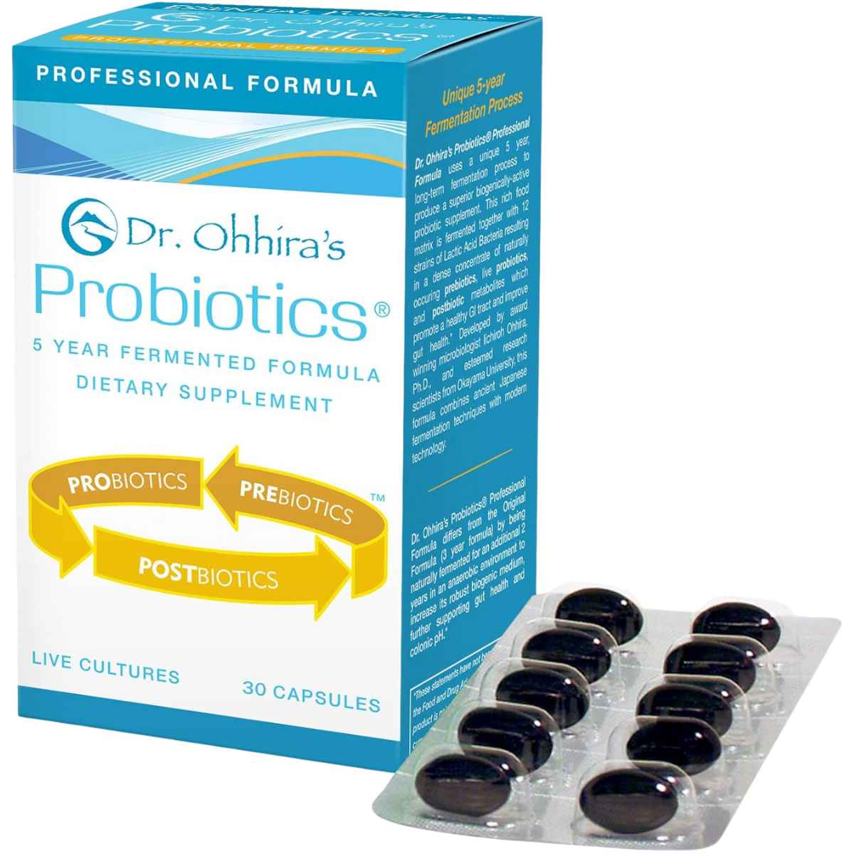 Dr. Ohhira's  Probióticos Fórmula Profesional - 30 Cápsulas - Haz Tu Pedido