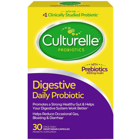 Culturelle Probiótico Digestivo Diario 200 mg - 30 Cápsulas Vegetarianas - Haz Tu Pedido