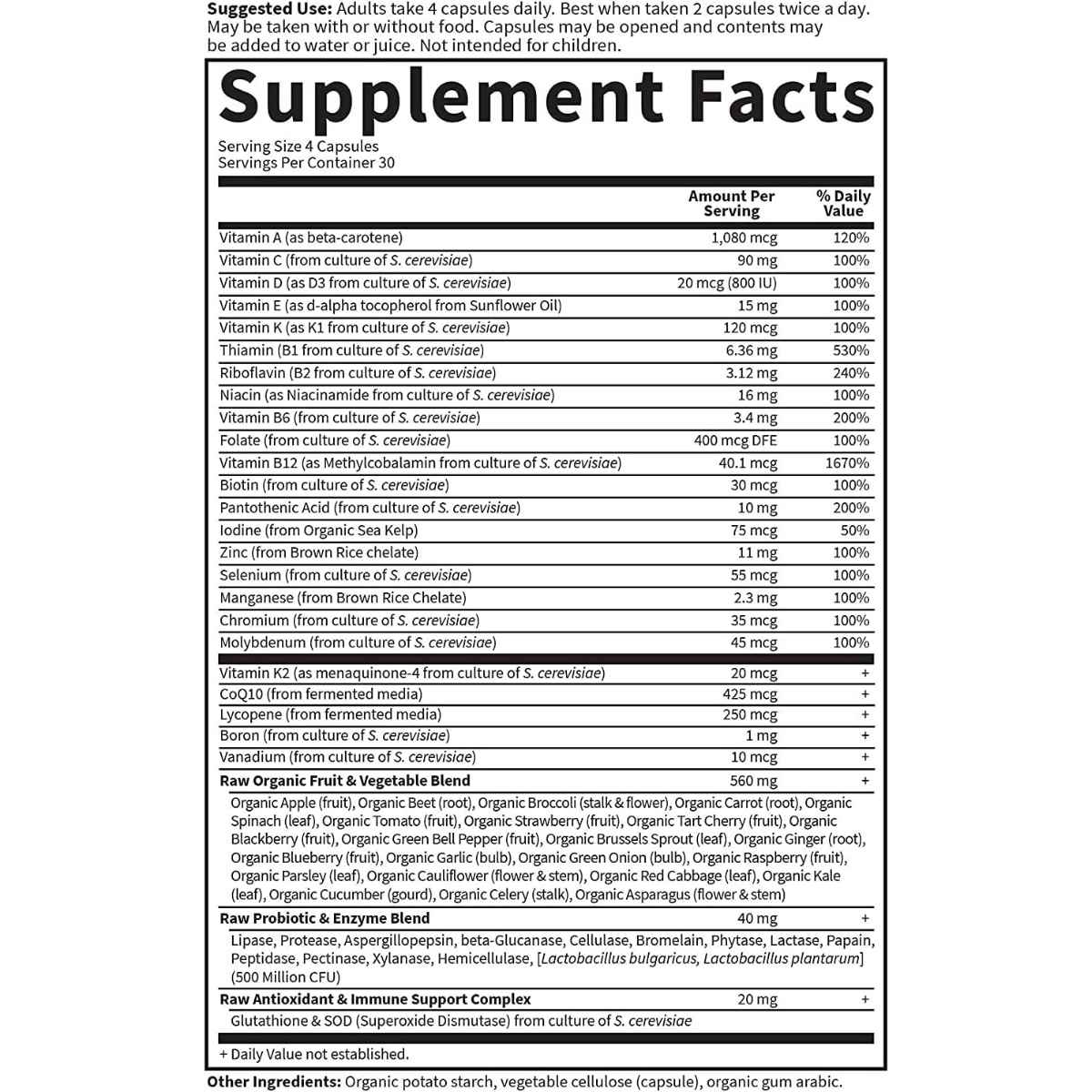 Multivitamínico para Hombres - Haz Tu Pedido