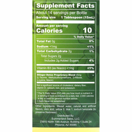 Stinger - Fórmula 5X de 7 Días Sabor Lima (50 mg - 237 ml)
