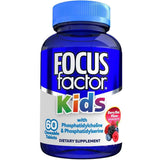 Focus Factor Enfoque Cerebral Para Niños  - Sabor Bayas - 60 Tabletas Masticables - Haz Tu Pedido