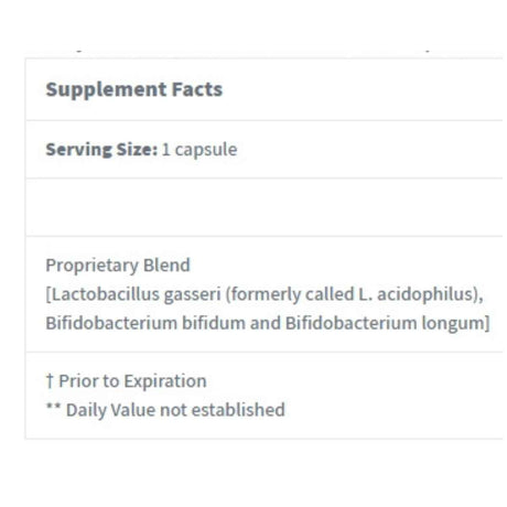 Kyolic Kyo-Dophilus Probiotico - 180 Cápsulas - Tabla Nutricional - Haz Tu Pedido