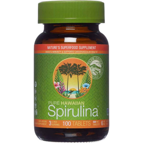 Nutrex Hawaii Spirulina  500 mg - 100 Tabletas - Haz Tu Pedido