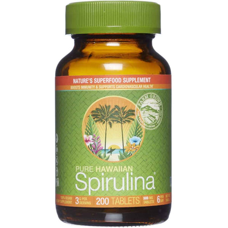 Nutrex Hawaii Espirulina  500 mg - 200 Tabletas - Haz Tu Pedido
