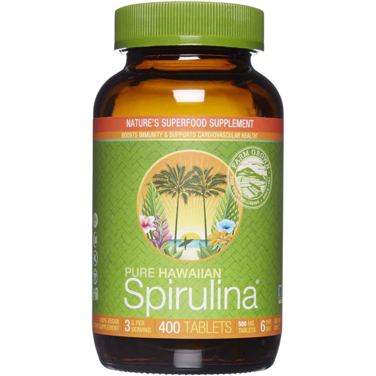 Nutrex Hawaii Spirulina  500 mg - 400 Tabletas - Haz Tu Pedido