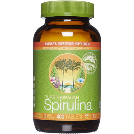 Nutrex Hawaii Spirulina  500 mg - 400 Tabletas - Haz Tu Pedido