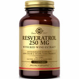 Solgar Resveratrol Con Extracto De Vino Tinto 250 mg - 60 Cápsulas Blandas - Haz Tu Pedido