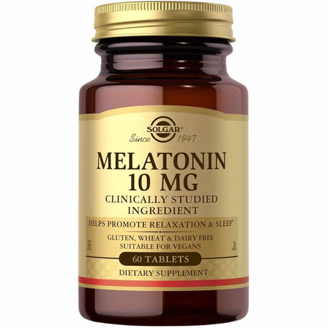 Solgar Melatonina  10 mg - 60  Tabletas - Haz Tu Pedido