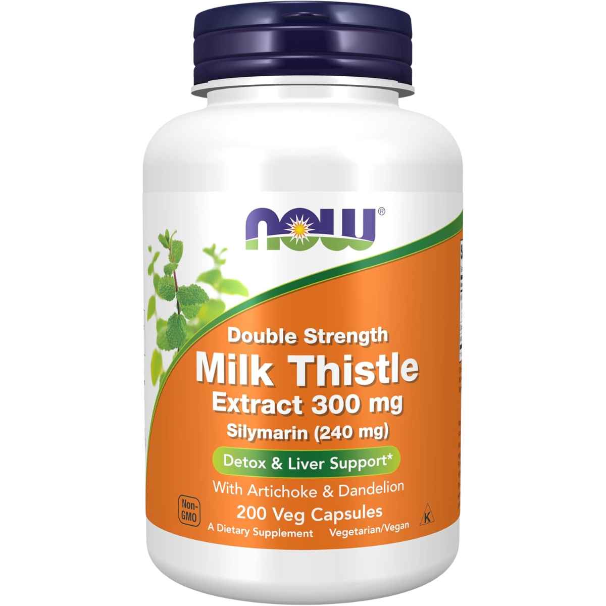 NOW Foods Cardo Mariano Doble Fuerza Salud Del Hígado 300 mg - 200 Cápsulas Veganas - Haz Tu Pedido